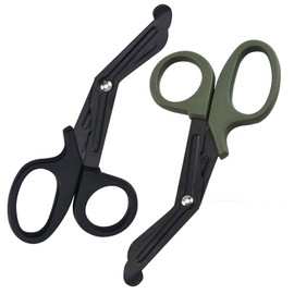 2 Stück Verbandschere Krankenschwester, Medizinische Schere, Rettungsschere, Krankenschwester Schere, Edelstahl Medical Scissors, Geeignet Für Ärzte Und Pflegekräfte In Der Notfallrettung