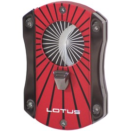 Lotus Deception Serrated Cigar Cutter (Red)