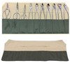 Tyenaza Bonsai Tool Roll, 10-Pocket Waterproof Canvas Bonsai Tool Case