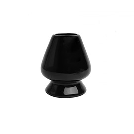 Chasen Stand Kusedai, Chasen Rest, For Matcha, Tea Ceremony, Ceramic (Chasen Stand, Black)