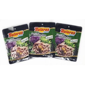 3 Pack of Packaged Tuna Dolores (2.6oz, Chunk Yellowfin Tuna in Olive Oil)