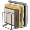 LAEMYFYRE Kitchen Organizer Rack - 4-Slot Heavy-Duty Holder for Cutting