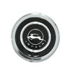 1Pc Steering Wheel Chrome Horn Ring Button Center Cap Assembly