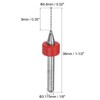 sourcing map PCB Drill Bits 0.6mm Tungsten Carbide Rotary Tool