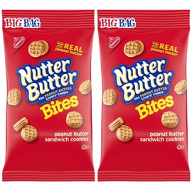 Nutter Butter Bites Big Bag 2-3 Oz Packs - Nabisco Nutter Butter Sandwich Cookies - Nutter Butter Cookies Individual Packs - Nutter Butter Brand - Nutter Butter Cookies