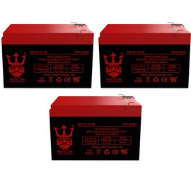 Neptune Repalcement Razor SX500 Version 1 Battery 12V 12AH - 3 Pack