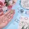 beinkmake 45Pcs Mini Crystal Ball Stand Metal Sphere Holder 13/17/20mm