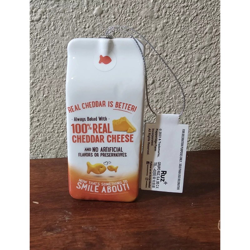 Pepperidge Farms New Pepperidge Farm Goldfish Baked Cheddar Christmas Ornament