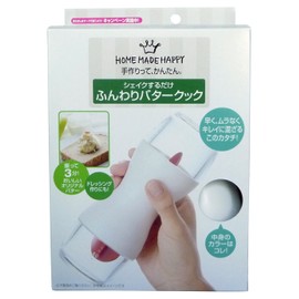 東洋アルミ 振るだけ簡単手作りバター HOMEMADE HAPPY ふんわりバタークック ホワイト