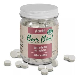 Pasta Dental Sólida Canela Frasco De 75gr Bam Boo! Lifestyle