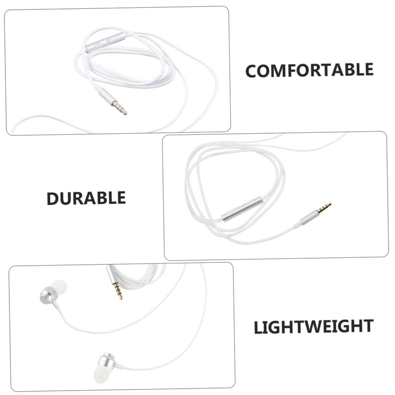KOMBIUDA Earphones with Jack Ergonomic in Ear Design Compatibility for