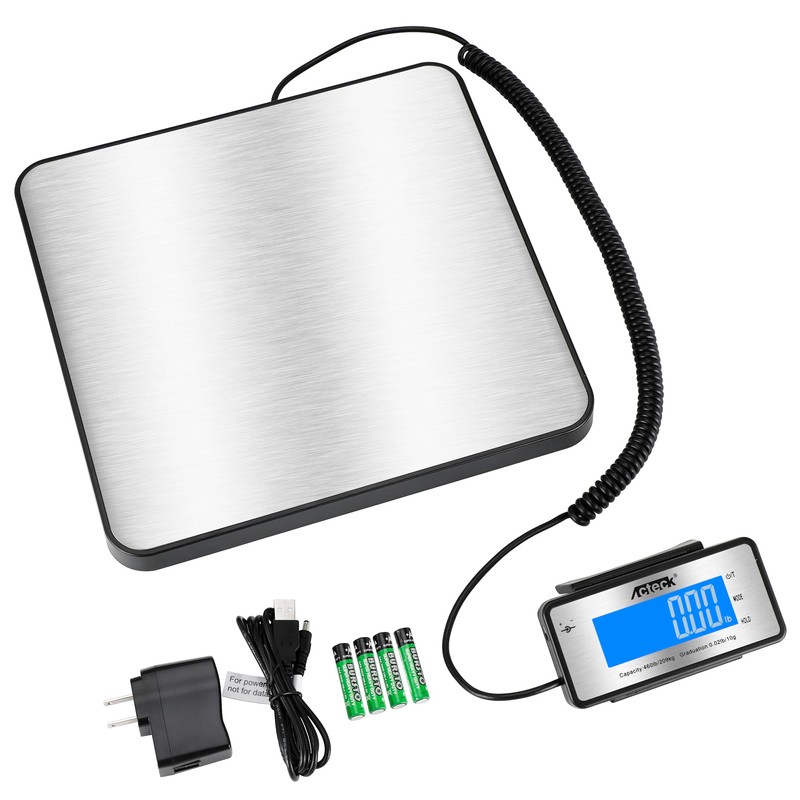 ACTECK Digital Shipping Postal Scale, 460 lb x1oz High Accuracy