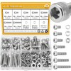 155 Pieces M6 Screws Nuts Washers Set, Sutemribor M6 x