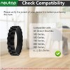 Neutop Replacement Rubber Wheel Tires Compatible with iRobot Roomba 500,