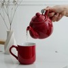 London Pottery Farmhouse Teapot with Infuser, Red, 2 Cup (600