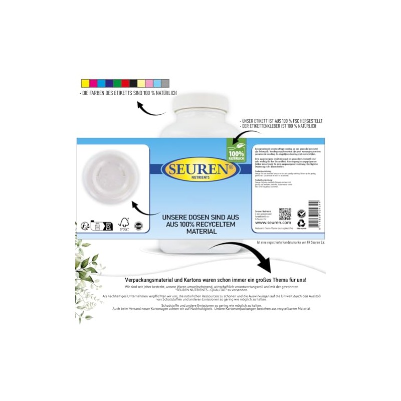 Seuren Nutrients | Vitamin D3 1000 ie 400 Tablets |
