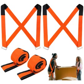 Socpuro Carrying Belt, For 2 People, Moving Belt, Shoulder Type, For Moving Furniture, Refrigerator, Washing Machine, Carrying Belt, For Large Furniture, Heavy Luggage, Load Capacity 550.1 lbs (250