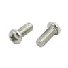 Sourcingmap 50pcs M4 x 9mm Stainless Steel Pan Head Phillips