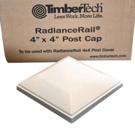 TimberTech 4 in. x 4 in. RadianceRail Express Post Cap, White