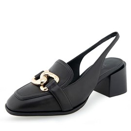 Aerosoles Women's Allure Loafer, Black Leather, 7