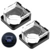 2 Pcs Power Push Button Switch Covers, Waterproof Dustproof Computer