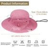 Clakllie Foldable Fisherman Hat for Men Women Retro Cotton Bucket