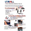 UTMALL Windshield Removal Tool Kit 7pc Automotive Wind Glass Removal