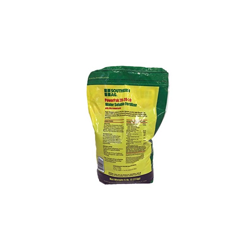 Southern Ag PowerPak 20-20-20 Water Soluble Fertilizer with micronutrients (5