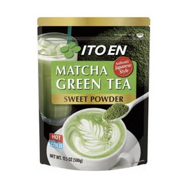 Ito En Matcha Green Tea, Sweet Powder, 17.5 Ounce (Pack of 1), Sweetened Green Tea Powder
