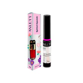 Kit labial lipgloss Anlett con 6 piezas #5 multicolor cont. Por pieza 9g por kit 54g