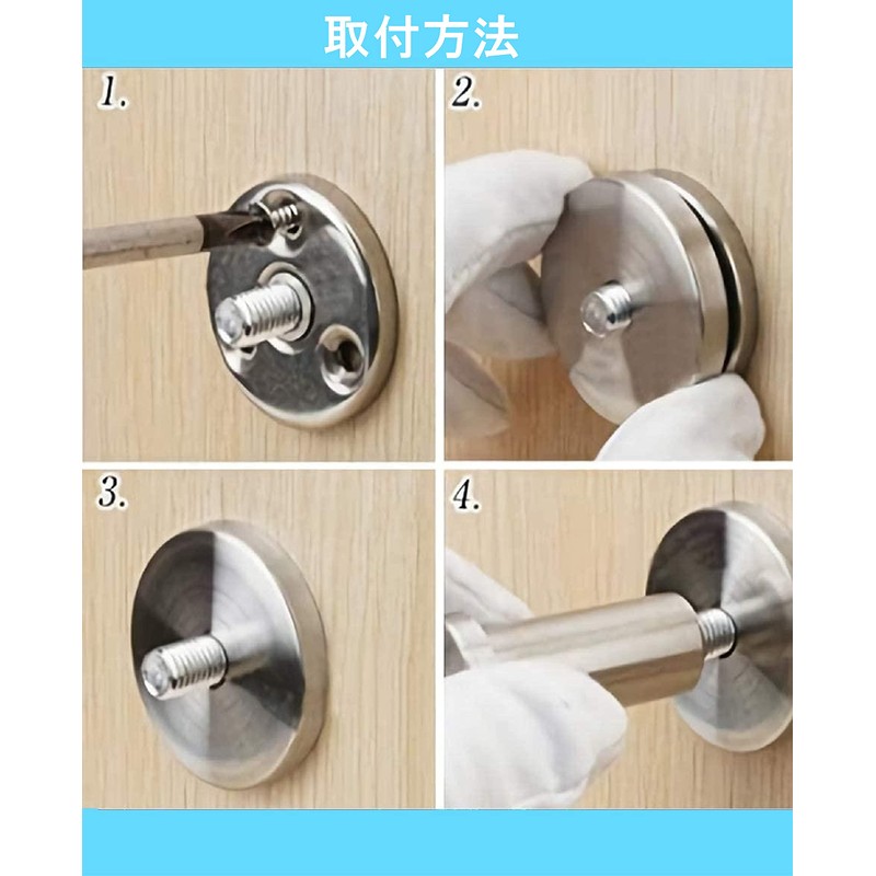 ENN LLC Stainless Steel Wall Hook Wall Hook Simple Screw