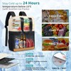 Scothen Backpack Cooler with Double Decker & 12 Ice Packs-