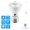 6 Pack PAR16 LED Bulb Long Neck 7W 75 Watt