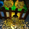 Patio Lawn Spherical Skeleton Projection Lamp Metal Butterfly Dragonfly Hummingbird