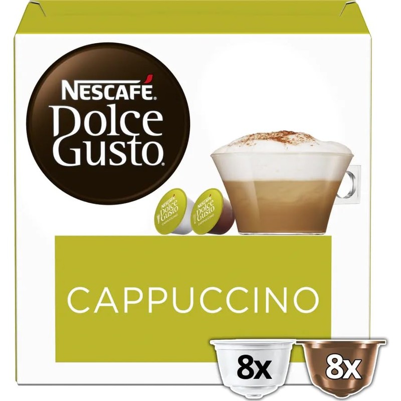 NESCAFÉ Dolce Gusto Cappuccino Coffee Pods, 16 Capsules