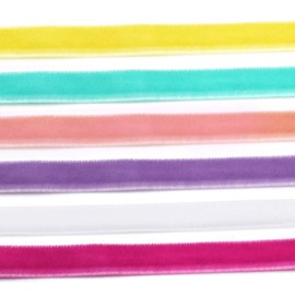 JJDreams Velvet Chokers Black Band Choker Necklace for Women Girls Pack of 8 Classic Gothic Tattoo Lace Choker, Lace