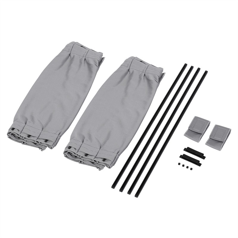 2 x 50s Car Sun Shade Window Curtain Adjustable SunShade