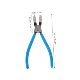 Mikinona Auto Clip Kit Car Rivet Remover Pliers Adjustable Trim Removal Tool for Plastic Fasteners Versatile Nail Puller Pliers for Car Body Panel Maintenance and Repair