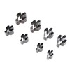 8pcs Leather Shape Punch Cutter Mold High Carbon Steel Hollow