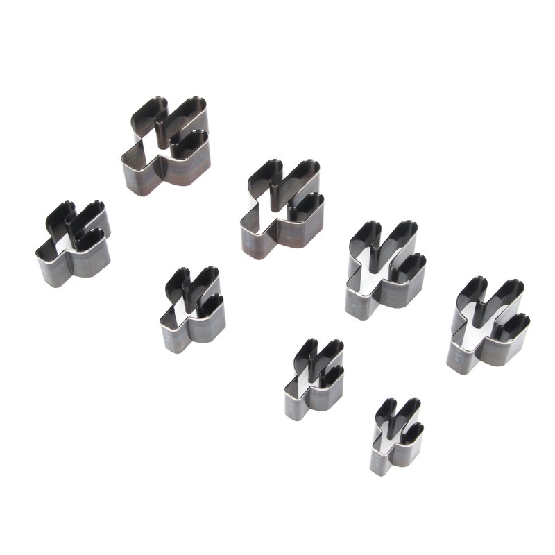 8pcs Leather Shape Punch Cutter Mold High Carbon Steel Hollow