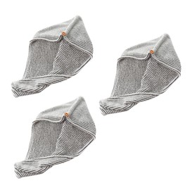 minkissy Hair Drying Cap Set Bamboo Dry Hair Cap Super Absorbent Fast Drying Towel Wrap Perfect for Bath Random Style