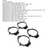 4PCS Car Speaker Adapter Rear/Front Door with Wire Harness Replacement