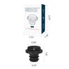 KITCHENDAO Wine Saver Vacuum Stoppers for Wine Bottles,Keep Wine Fresh