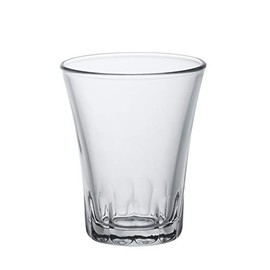 Duralex Made In France Amalfi Glass Tumbler (Set of 4), 2.5 oz, Clear