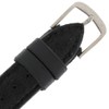 Hadley-Roma LS1010 16mm Watch Strap Band Black Fur Genuine Hair