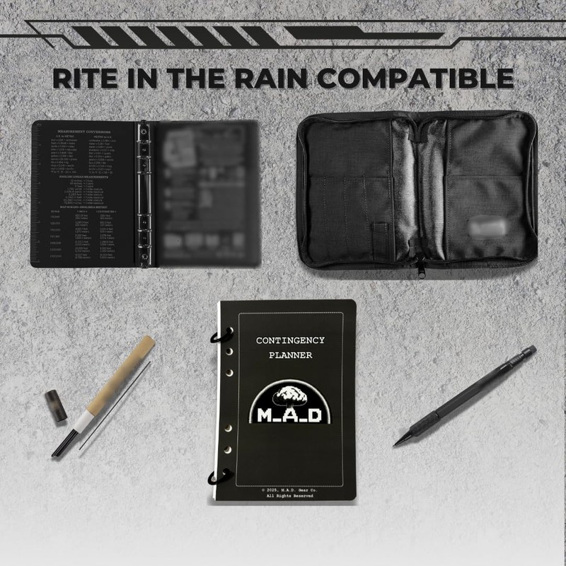 All-Weather Emergency Planner: Waterproof & Tear-Proof, for Family Safety &