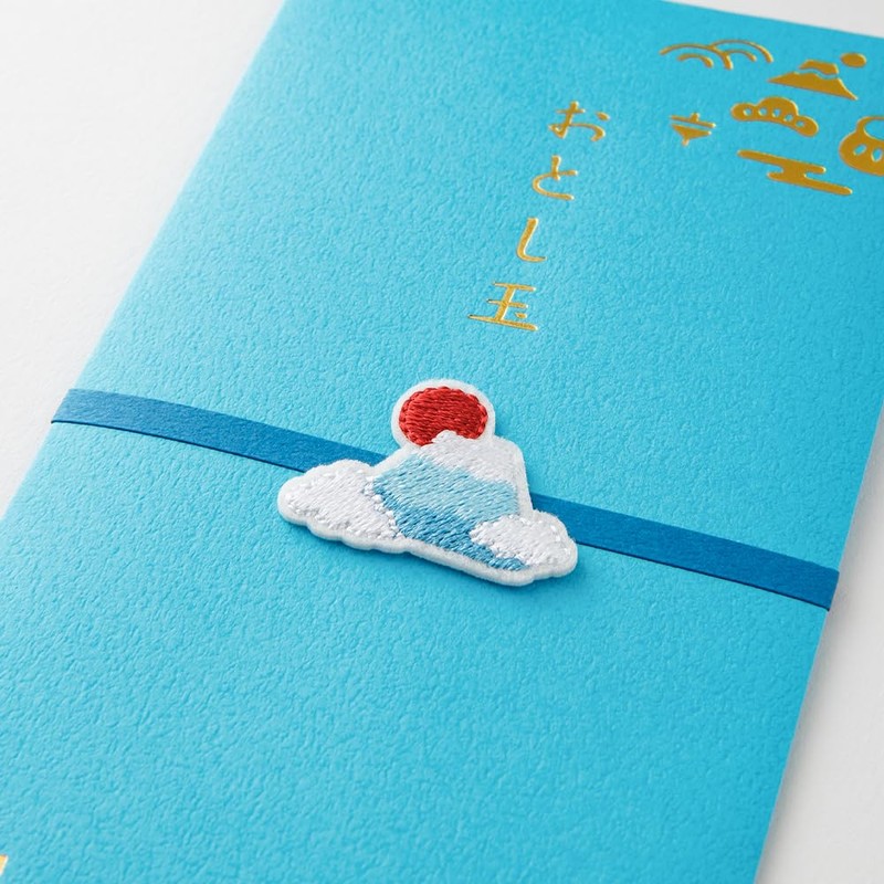 Midori 25654006 Celebration Bag, Embroidered Mt. Fuji Pattern