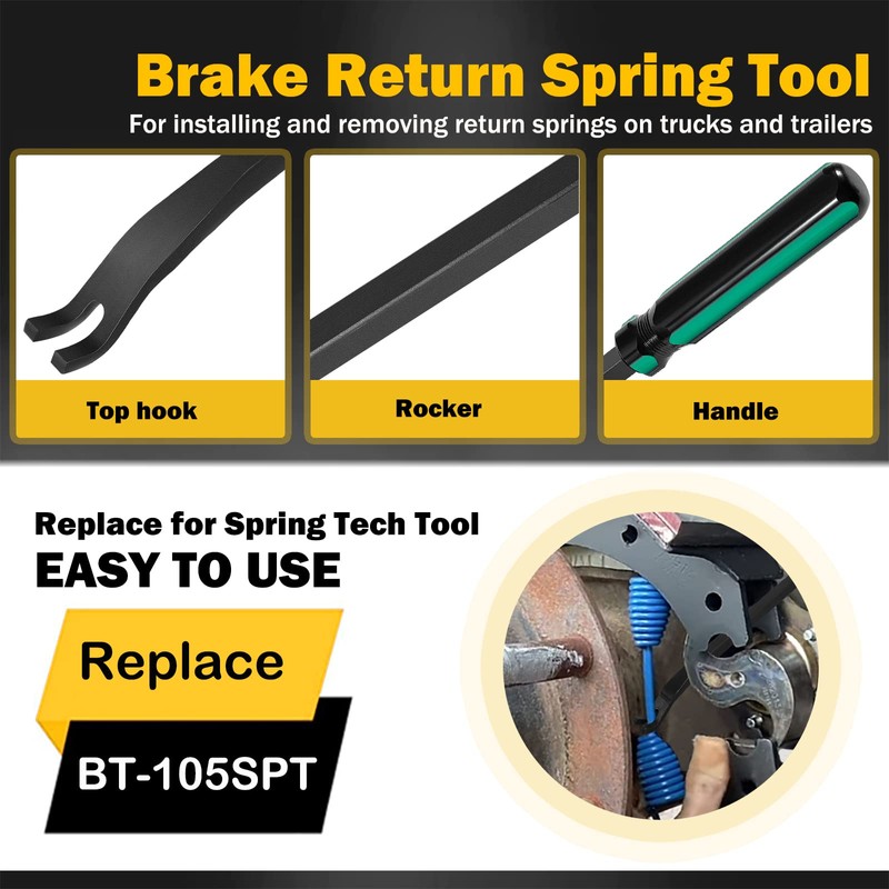 BT-105SPT Brake Return Spring Tool/Truck Brake Spring Tool Fits for