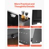VEVOR Double Layer Bread Box for Kitchen Counter, Large Capacity
