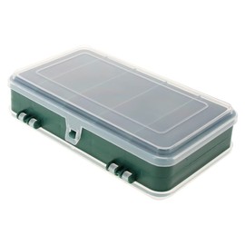 Auniwaig 2PCS Component Storage Box 16cm PP Electronic Component Containers Parts Organizer Translucent Hardware Boxes for Hardware, Screws, Bolts, Nuts, Nails, Beads, Jewelry (16x9.5x4.3cm)